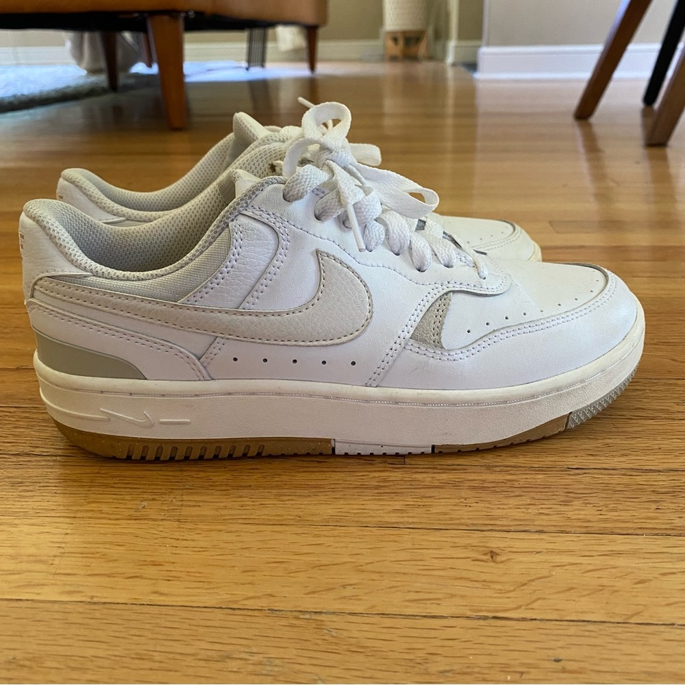 Women’s White Nike Gamma Force Sneakers